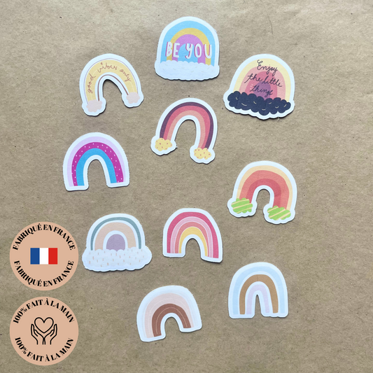 Arc-en-Ciel - Pack 10 Stickers